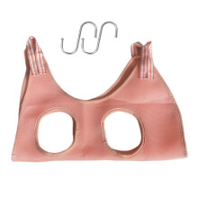 Dog Grooming Harness Large Pink Breathable Dog Hammock For Nail Trimming Relaxation Grooming Helper