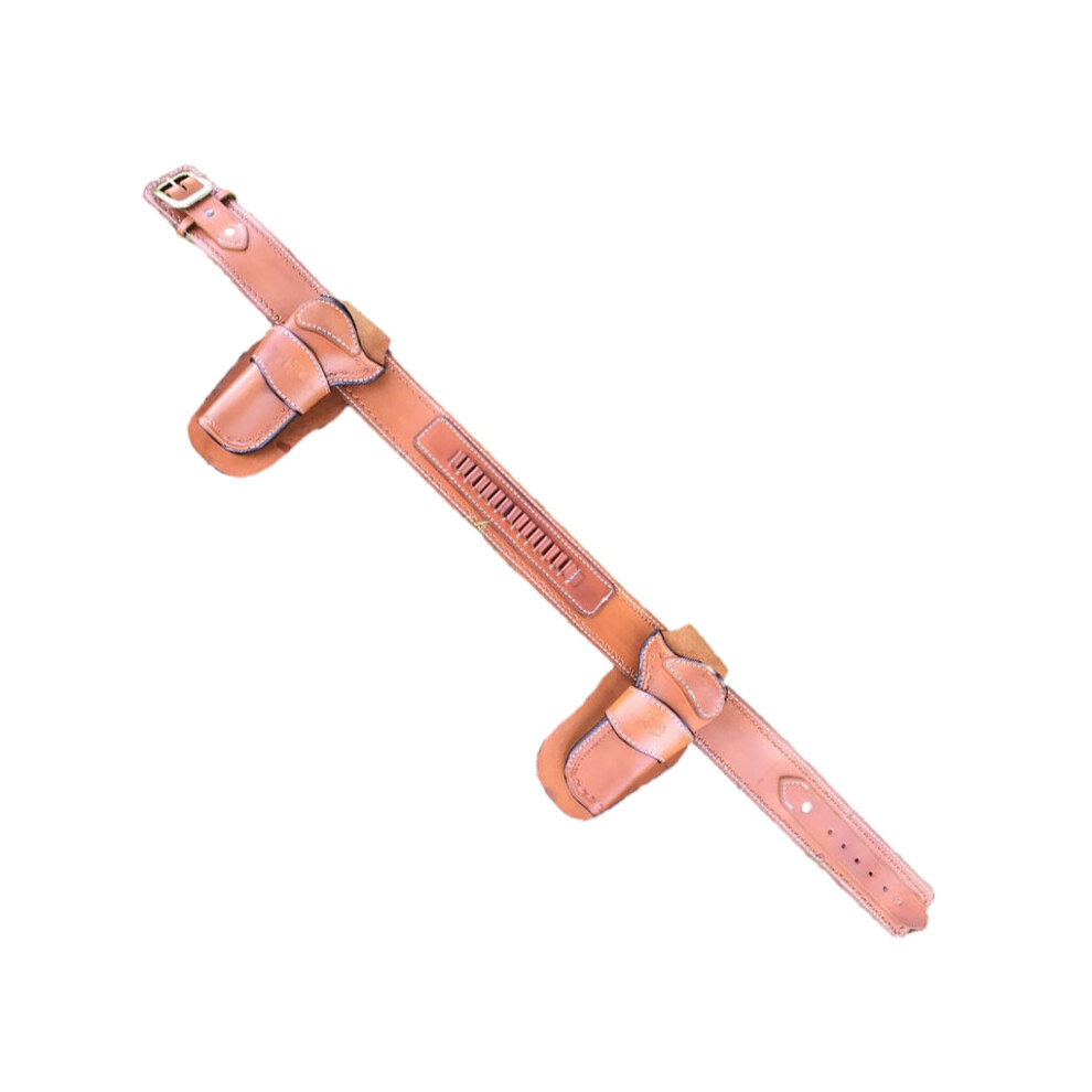 Long Service Life Leather Holster With Two Pistol Slots Leather-image-OPC-PN8RP8H-NEW