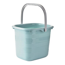 Blue Plastic Water Bucket For Gardening Laundry Cleaning, Multipurpose Water Storage Container For Home Garden Dorm