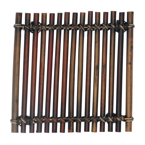 Vintage Design Μπαμπού Κήπος με Κορνίζα, Καλή Θερμική Αντοχή, Ευέλικτη Κορνίζα Τοπίου