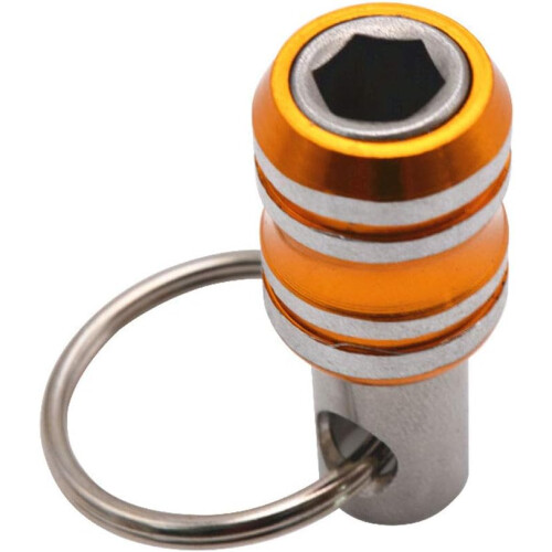 1/4inch Shank Screwdriver Bits Holder Extension Drill Screw Adapter Quick Release Keychain Adapter For 1/4 Inch Bits 2