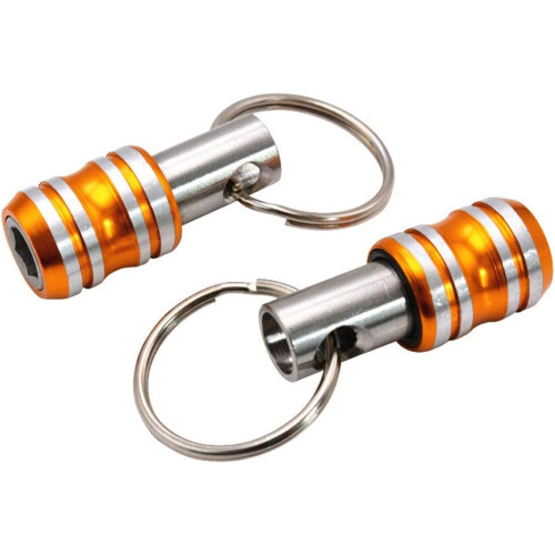 1/4inch Shank Screwdriver Bits Holder Extension Drill Screw Adapter Quick Release Keychain Adapter For 1/4 Inch Bits 1