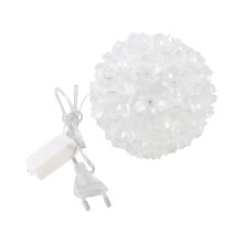 Luzes de fada para decoração interna e externa, esfera estrelada decorativa à prova d'água, funciona a bateria, qualidade durável, iluminação
