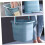 Capacity Plastic Bucket with Handle, Rectangular Blue Washing and Home Storage Container, Multipurpose Cleaning Bucket 4