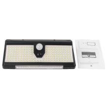 Kabellose, solarbetriebene Bewegungsmelderleuchte, IP65 wasserdicht, ultrahell, hocheffizientes Solarpanel, breiter Ausleuchtungswinkel, lange