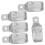 5Stk Professionelle Kabelspanner Hochfeste Kabelstraffer Stahlspanner 8