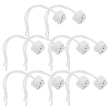 10St Keramik Lampenbirnen Adapter Mit Anschlussdraht