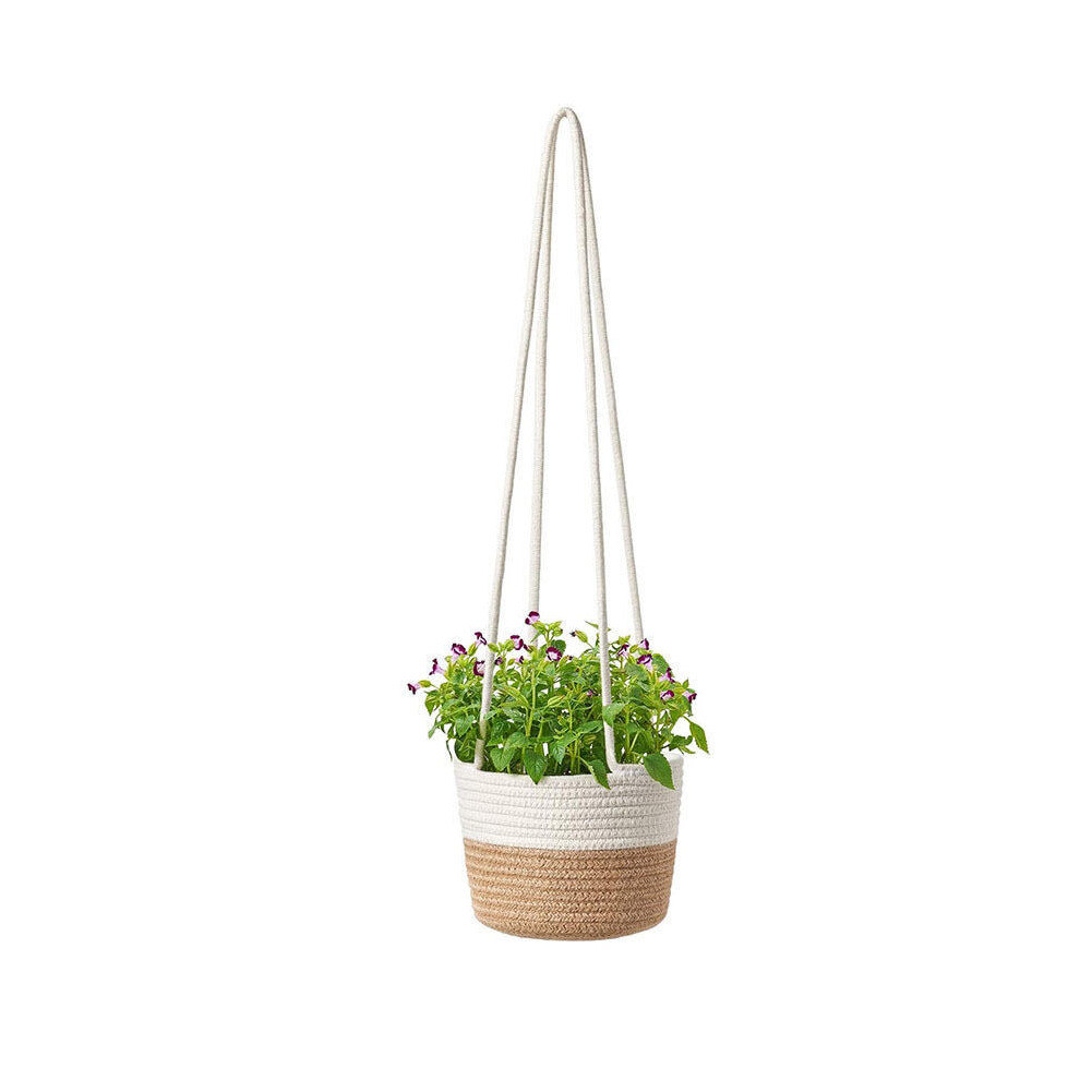 Plant Pot Holder, Macrame Plant Hanger with Pure Cotton Cord, Easy to Fix with Long Ropes, Stylish Boho Decor for Kitchen, Bathroom, Porch, Archway, I-image-OPC-PN8RV5K-NEW