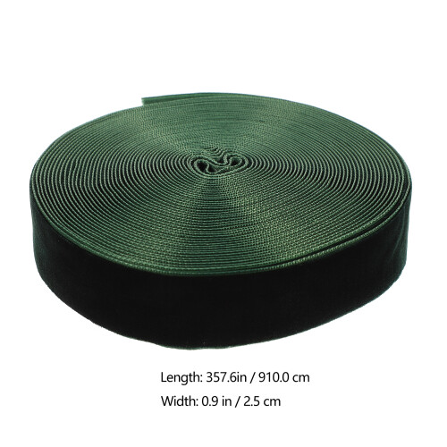 Recyclierbares Diy Geschenkband 1 Rolle Grün Polyester 1
