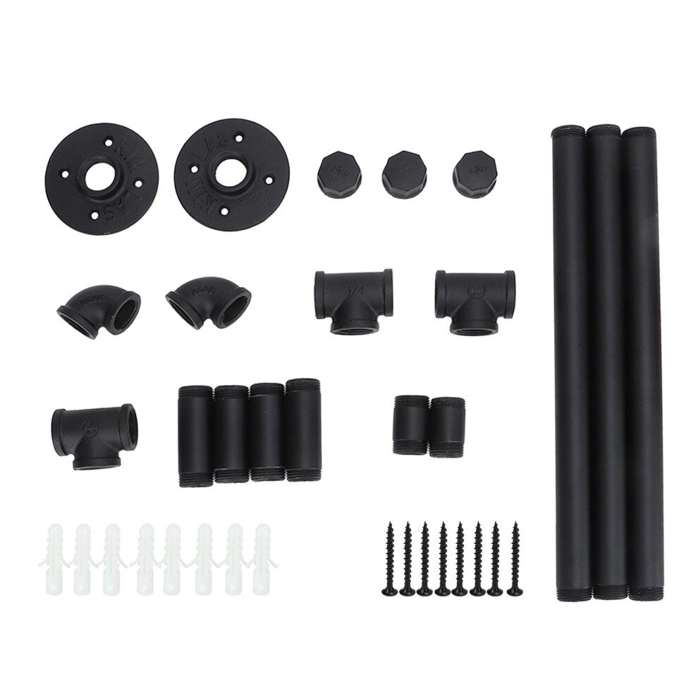 Industrial Staircase Railing For Wall Mount Support, Rustproof Industrial Handrail With 180 Degrees Swinging Arms, Durable And Discolor For Indoor Out-image-OPC-PN8RVYD-NEW