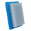 1Pc Cloth Cleaning Brush Sky-Blue Plastic Handle Wool Felt Base 11