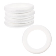 8Pcs Craft Foam Circle Rings White Durable DIY Wreath Making Supplies
