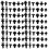 190Pcs Black Plastic Rivet Clips Car Panel Engine Cover Push Pin Set 2
