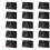 25 Pcs Reusable Sushi Packaging Box Plastic Tray With Lids 9