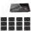 25 Pcs Reusable Sushi Packaging Box Plastic Tray With Lids 10