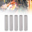 5Pcs Stainless Steel M8 Hex Coupling Nut for Threaded Rod, Silver 15