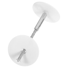 Set Deurgat Afdekplaat 50 Mm Rond Dubbele Afsluiting Met Schroeven
