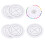 1Set Wit Kumihimo Disk Weefschijf DIY Armband Vlechtbord Knutseltool 5
