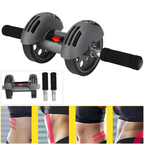 Grau Ab Roller Rad Trainingssystem, 50x15cm, Heimfitnessstudio