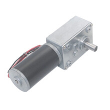 SelfLocking Motor, AllMetal PTZ Gearbox, 12V/24V DC Turbo Worm Gear Motor, 12RPM 24V