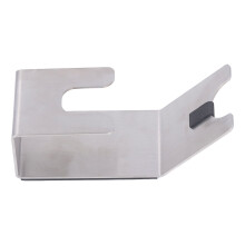 Suporte universal de aço inoxidável para cafeteiras, utensílio de cozinha durável com design antiderrapante, ideal para amantes de café.