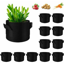 Grow Bag Revolution, Sturdy Fabric Material Ensures Durability & Sustainability, Breathable Fabric Promotes Healthy Root Growth, Ideal for Indoor & Ou