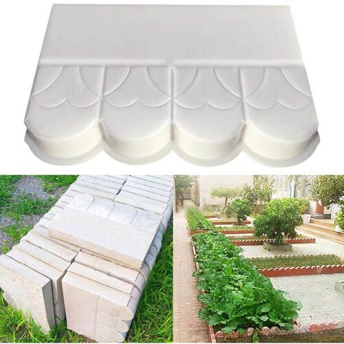 Ευέλικτη διακόσμηση κήπου, καλούπι από σκυρόδεμα για προσαρμοσμένα μονοπάτια,