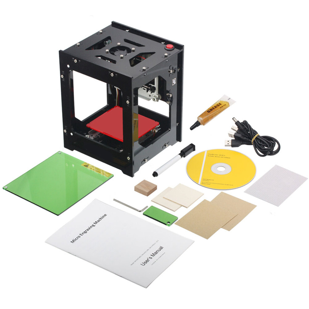 Multi-Material Compatible Laser Engraver, Portable Laser Engraver, Supports Professional English Design Software, Constructed With 108 Screws Alloy St-image-OPC-PN8S2JG-NEW