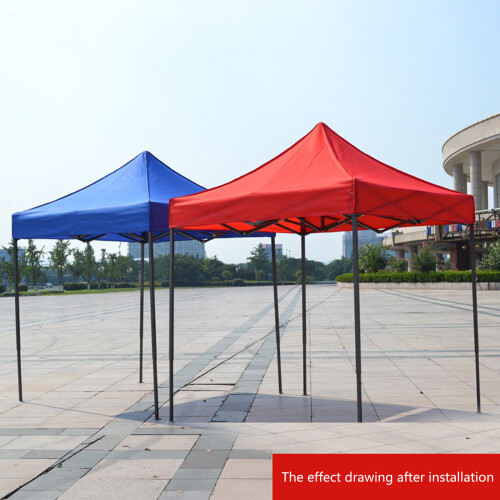 Couverture de toit de tente pliante à installation rapide,-Rouge 2