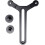 Bracket With Double Wheel Frame Lens System For Cameras, 1/4Inch Screw Adjustable Stabilizers, Quick Release Plate 2