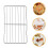 Stainless Steel Grilling Rack Multi-Use 35x24cm 4