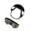 Adjustable Dog Protective Helmet and Goggles Set For-Gold 1