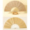 Glittering Plastic Hand Fan Portable Performances Tool For 7
