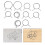 10Pcs Assorted Color Spring Latch Lock Replacement for Door Security 10