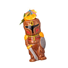Heat Insulation Ceramics Cocktails Glass 530ml Roman Soldier-05