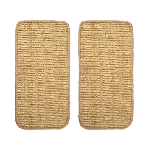2 Pack Sisal Cats Scratching Pad Wall Protector Natural Fiber