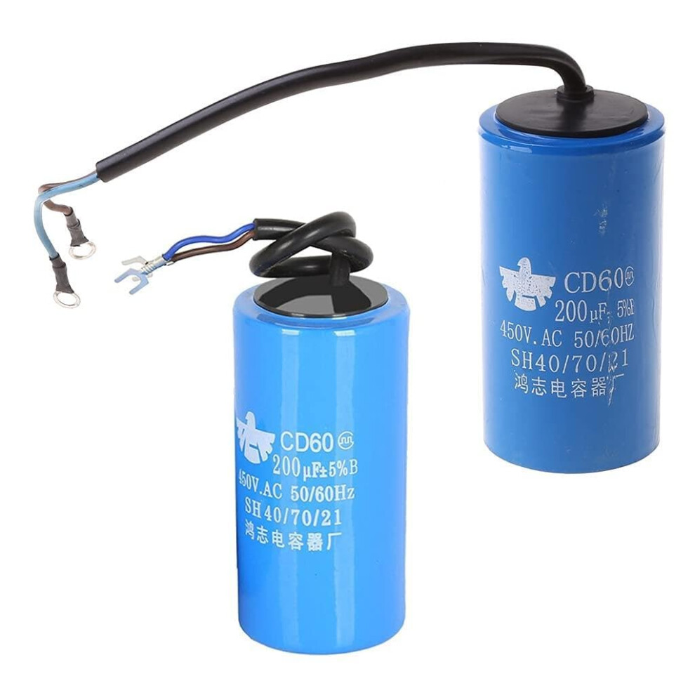 Start Run Capacitor 250450V Ac 200Uf Cd60 Capacitor Module For Appliance Motors 9105992374663