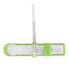 Children Foot Gauge 20cm Green High Precision Shoe Sizer Safe Portable