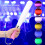 LED Glow Stick Είδη Πάρτι, LED που Αλλάζουν Χρώματα και Λάμπουν στο Σκοτάδι, 4