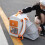Pet Shoulder Bag Easy Carry Backpack Spacious Bag-orange color 3
