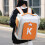 Pet Shoulder Bag Easy Carry Backpack Spacious Bag-orange color 7