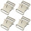 Boucles à dégagement latéral rapide, 4 pièces,-Salope blanche 1