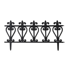 Revestimiento decorativo para cercas de jardín, divisor de césped resistente a animales con paneles de plástico reforzado, kit de bordes para