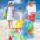 Multipurpose Nylon Beach Storage Pouch for Childrens-Black 3