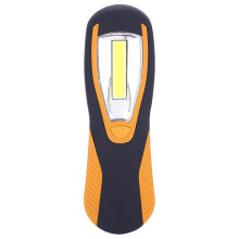Kompakt röd superstark handhållen LED-arbetslampa, ergonomiskt utformad form för bekvämt grepp och praktiska driftlägen