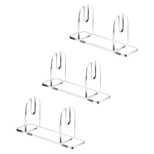 Présentoir de ventilateur-Ensemble transparent de 3 pièces