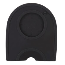 Almofada de silicone compacta e resistente que protege a bancada contra danos, ideal para baristas e uso doméstico.