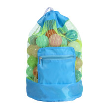 Nylon Beach Gears Pack With Kids Toy Storage for-Blue green net
