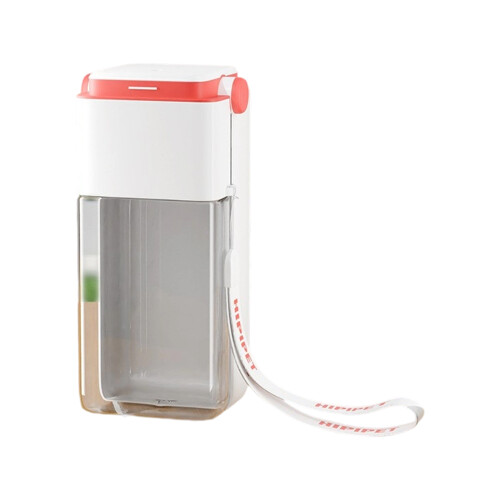 Convenient Pet Water Bowl ABS Water Bottle Drinking-Red  S size
