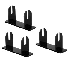 Supports de support de ventilateur-Ensemble 3 pièces noir